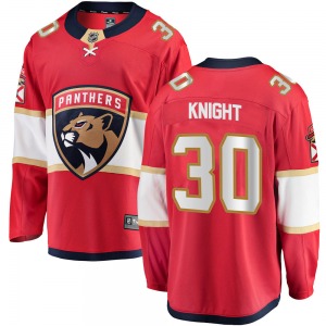 Spencer Knight Florida Panthers Fanatics Branded Breakaway Home Jersey (Red)