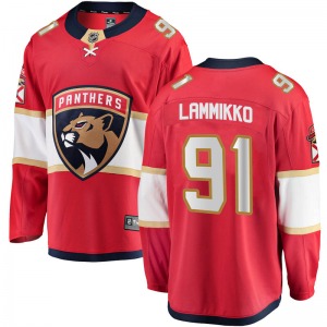 Juho Lammikko Florida Panthers Fanatics Branded Breakaway Home Jersey (Red)