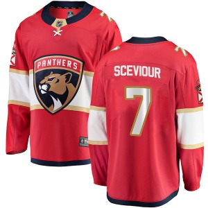 Colton Sceviour Florida Panthers Fanatics Branded Breakaway Home Jersey (Red)