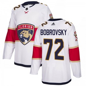 Sergei Bobrovsky Florida Panthers Adidas Youth Authentic Away Jersey (White)