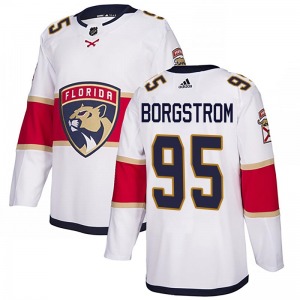 Henrik Borgstrom Florida Panthers Adidas Youth Authentic Away Jersey (White)