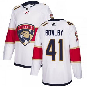 Henry Bowlby Florida Panthers Adidas Youth Authentic Away Jersey (White)