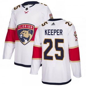 Brady Keeper Florida Panthers Adidas Youth Authentic Away Jersey (White)