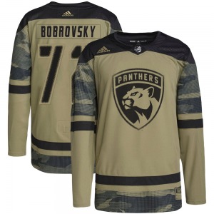 Sergei Bobrovsky Florida Panthers Adidas Youth Authentic Military Appreciation Practice Jersey (Camo)