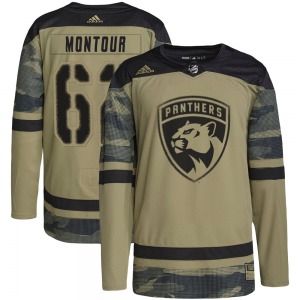 Brandon Montour Florida Panthers Adidas Youth Authentic Military Appreciation Practice Jersey (Camo)