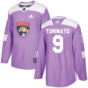 Dominic Toninato Florida Panthers Adidas Authentic Fights Cancer Practice Jersey (Purple)