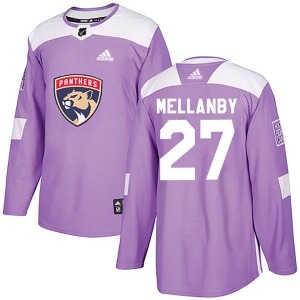 Scott Mellanby Florida Panthers Adidas Youth Authentic Fights Cancer Practice Jersey (Purple)