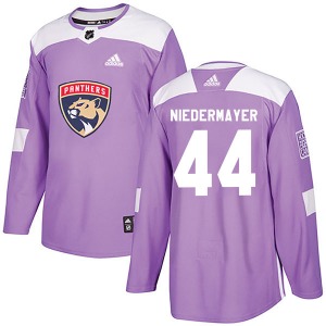 Rob Niedermayer Florida Panthers Adidas Youth Authentic Fights Cancer Practice Jersey (Purple)