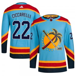 Dino Ciccarelli Florida Panthers Adidas Youth Authentic Reverse Retro 2.0 Jersey (Light Blue)