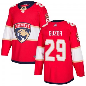 Mack Guzda Florida Panthers Adidas Youth Authentic Home Jersey (Red)