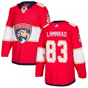 Juho Lammikko Florida Panthers Adidas Youth Authentic Home Jersey (Red)