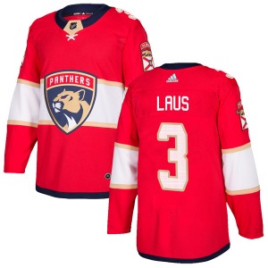 Paul Laus Florida Panthers Adidas Youth Authentic Home Jersey (Red)