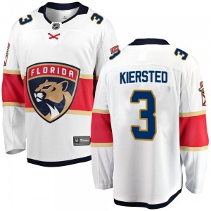 Matt Kiersted Florida Panthers Fanatics Branded Youth Breakaway Away Jersey (White)