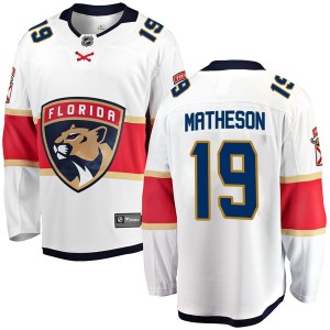 Michael Matheson Florida Panthers Fanatics Branded Youth Breakaway Away Jersey (White)