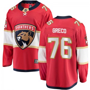 Anthony Greco Florida Panthers Fanatics Branded Youth Breakaway Home Jersey (Red)