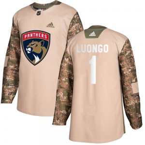 Roberto Luongo Florida Panthers Adidas Youth Authentic Veterans Day Practice Jersey (Camo)