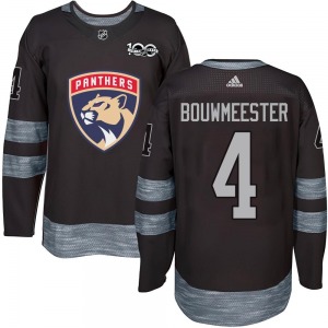 Jay Bouwmeester Florida Panthers Authentic 1917-2017 100th Anniversary Jersey (Black)