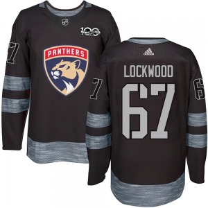 William Lockwood Florida Panthers Authentic 1917-2017 100th Anniversary Jersey (Black)