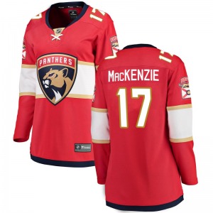 Derek Mackenzie Florida Panthers Fanatics Branded Women's Breakaway Derek MacKenzie Home Jersey (Red)
