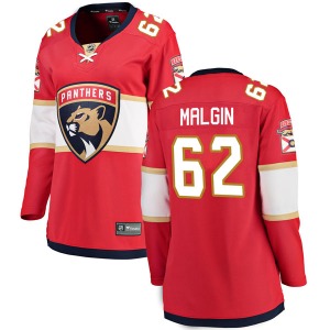 Denis Malgin Florida Panthers Fanatics Branded Women's Breakaway Home Jersey (Red)