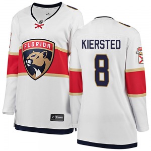 Matt Kiersted Florida Panthers Fanatics Branded Women's Breakaway Away Jersey (White)