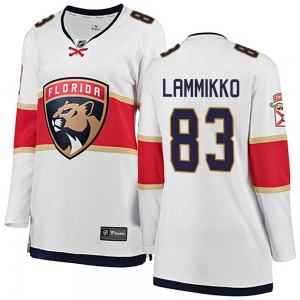 Juho Lammikko Florida Panthers Fanatics Branded Women's Breakaway Away Jersey (White)