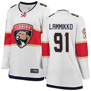 Juho Lammikko Florida Panthers Fanatics Branded Women's Breakaway Away Jersey (White)
