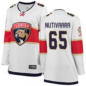Markus Nutivaara Florida Panthers Fanatics Branded Women's Breakaway Away Jersey (White)