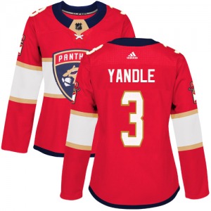 Keith Yandle Florida Panthers Adidas Women's Authentic Home Jersey (Red)