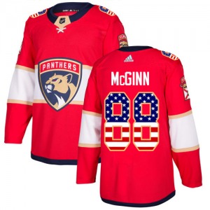 Jamie McGinn Florida Panthers Adidas Youth Authentic USA Flag Fashion Jersey (Red)